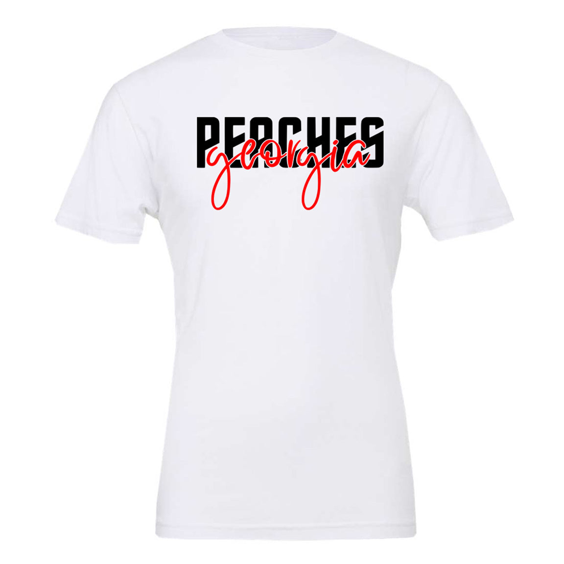 Peaches - Georgia Peaches Block Script (Tee/Tank/Drifit/Hoodie/Sweatshirt)