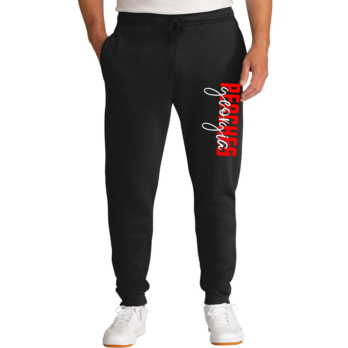Peaches - Georgia Peaches Block Script - Core Fleece Jogger (PC78J/PC78YJ)