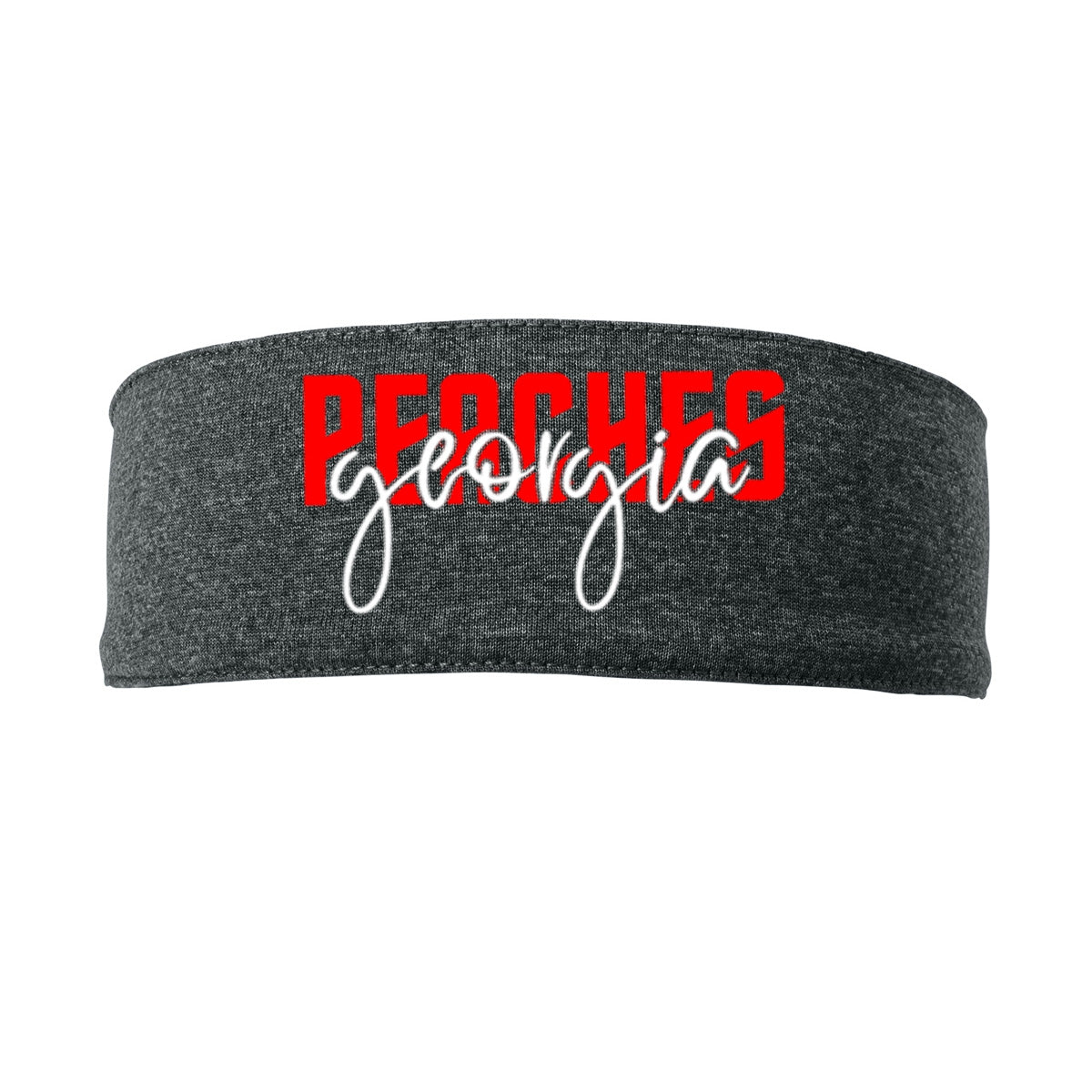 Peaches - Georgia Peaches Block Script - Contender Headband (STA46)