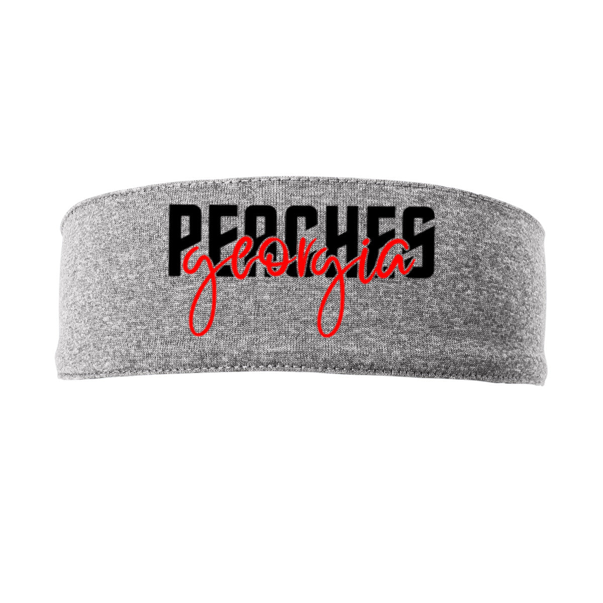 Peaches - Georgia Peaches Block Script - Contender Headband (STA46)
