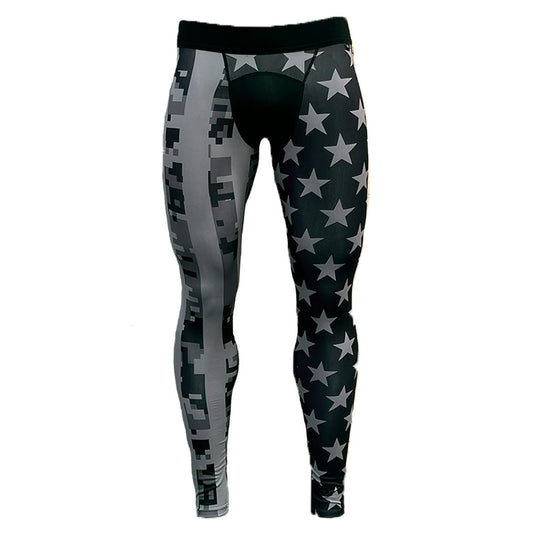 Shadow USA Flag 2.0 Compression Tights - Southern Grace Creations