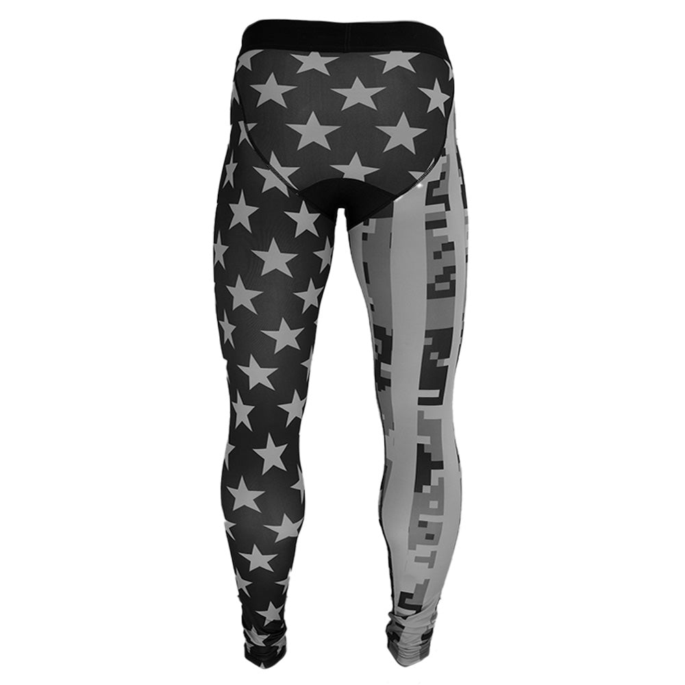 Shadow USA Flag 2.0 Compression Tights - Southern Grace Creations