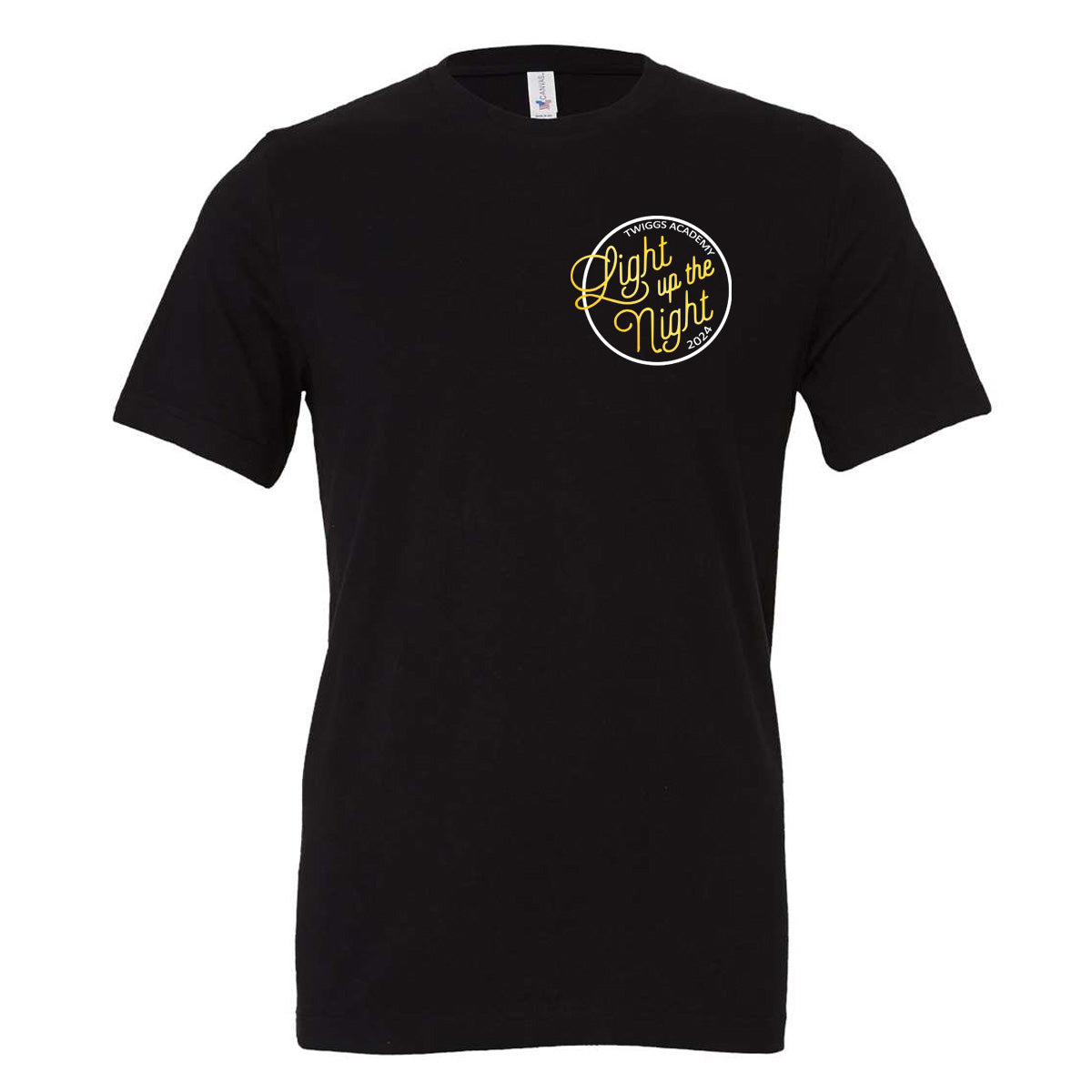 Twiggs Academy - Light Up The Night - Black (Tee/Hoodie/Sweatshirt) - Southern Grace Creations