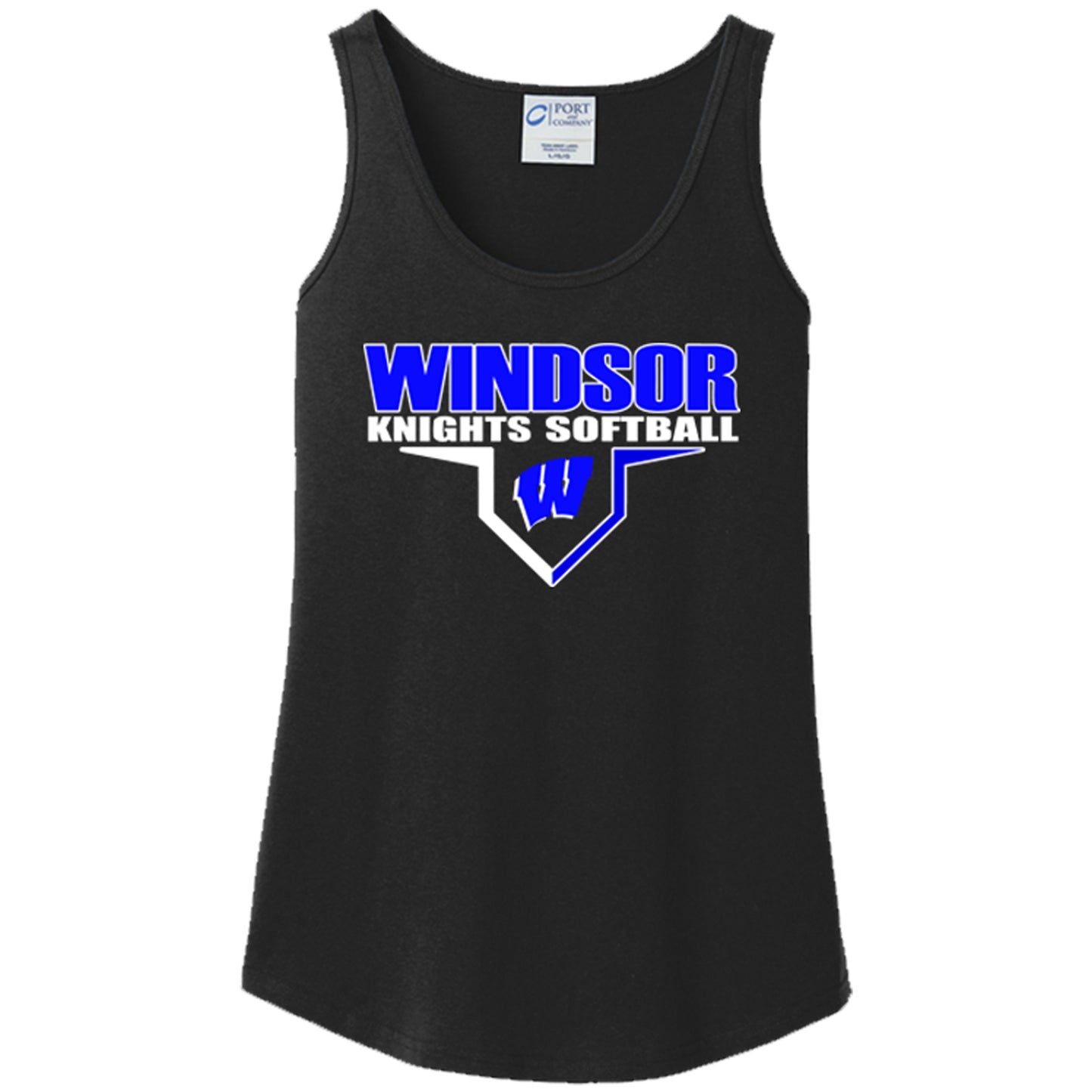 Windsor - Windsor Knights Softball W - Black (Tee/DriFit/Hoodie/Sweatshirt)