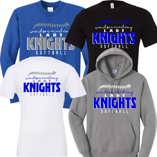 Windsor - Stitches Windsor Academy Lady Knights Softball (Tee/Drifit/Sweatshirt/Hoodie)