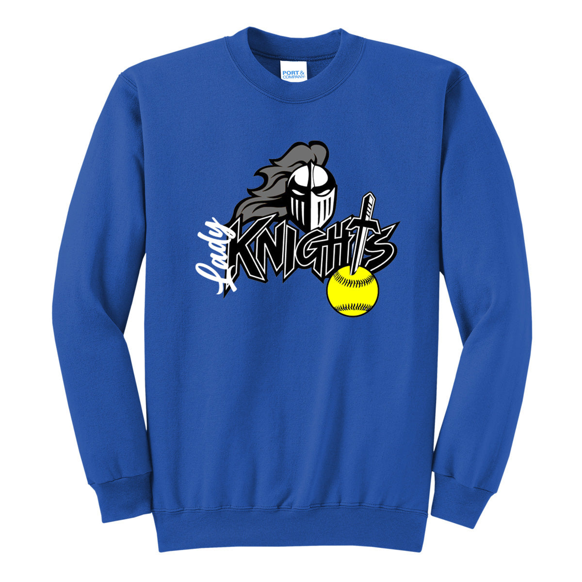 Windsor - Lady Knights Softball - Royal (Tee/DriFit/Hoodie/Sweatshirt)