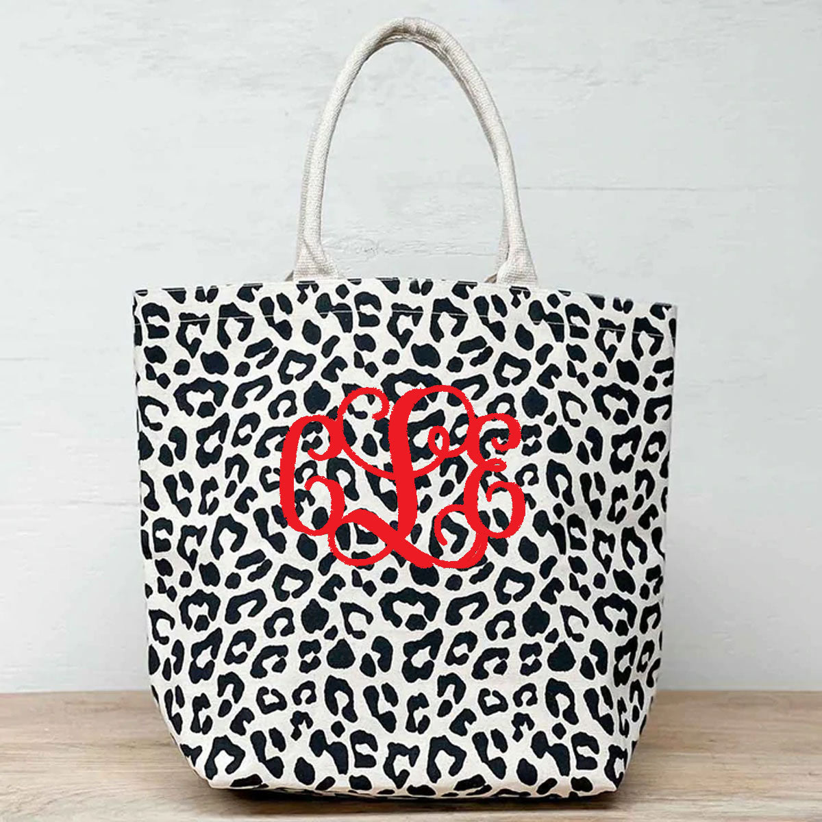 All Over Leopard Tote - Southern Grace Creations