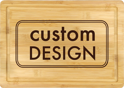 BAMBOO BLOCK CUTTING BOARD - Engravable (ZNHC0036) - Southern Grace Creations