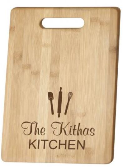 BAMBOO CUTTING BOARD - Engravable (ZNHC0044) - Southern Grace Creations