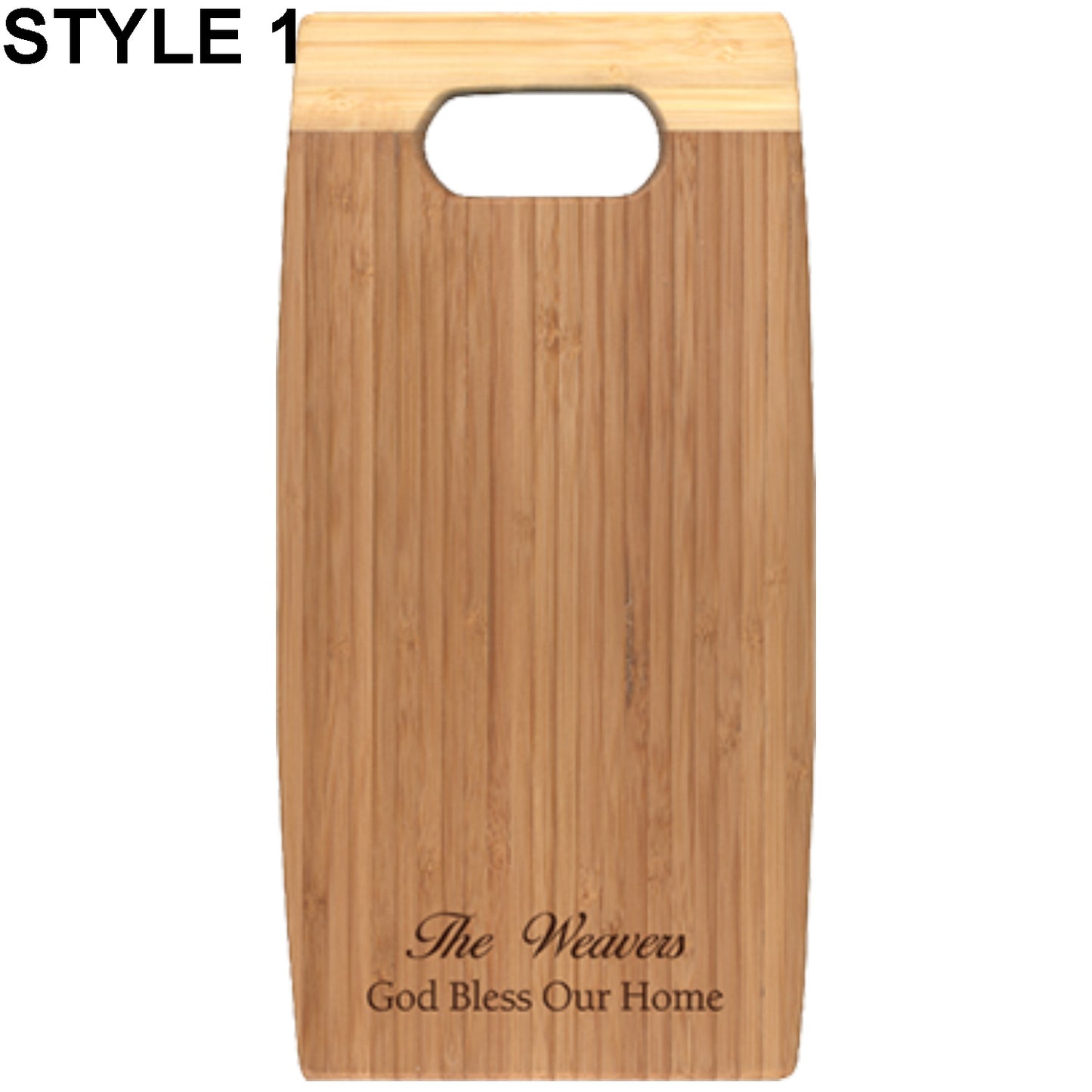 BAMBOO CUTTING BOARD - Engravable (ZNHC03) - Southern Grace Creations