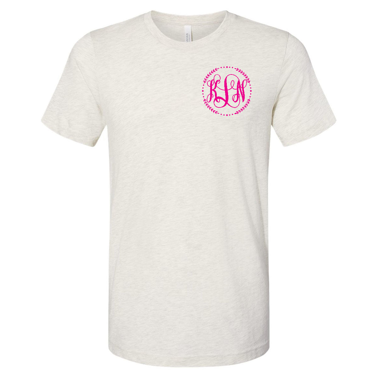 Barrel Racing - Hard Work Beats Talent - Heather Prism Natural Short Sleeves Tee - Southern Grace Creations