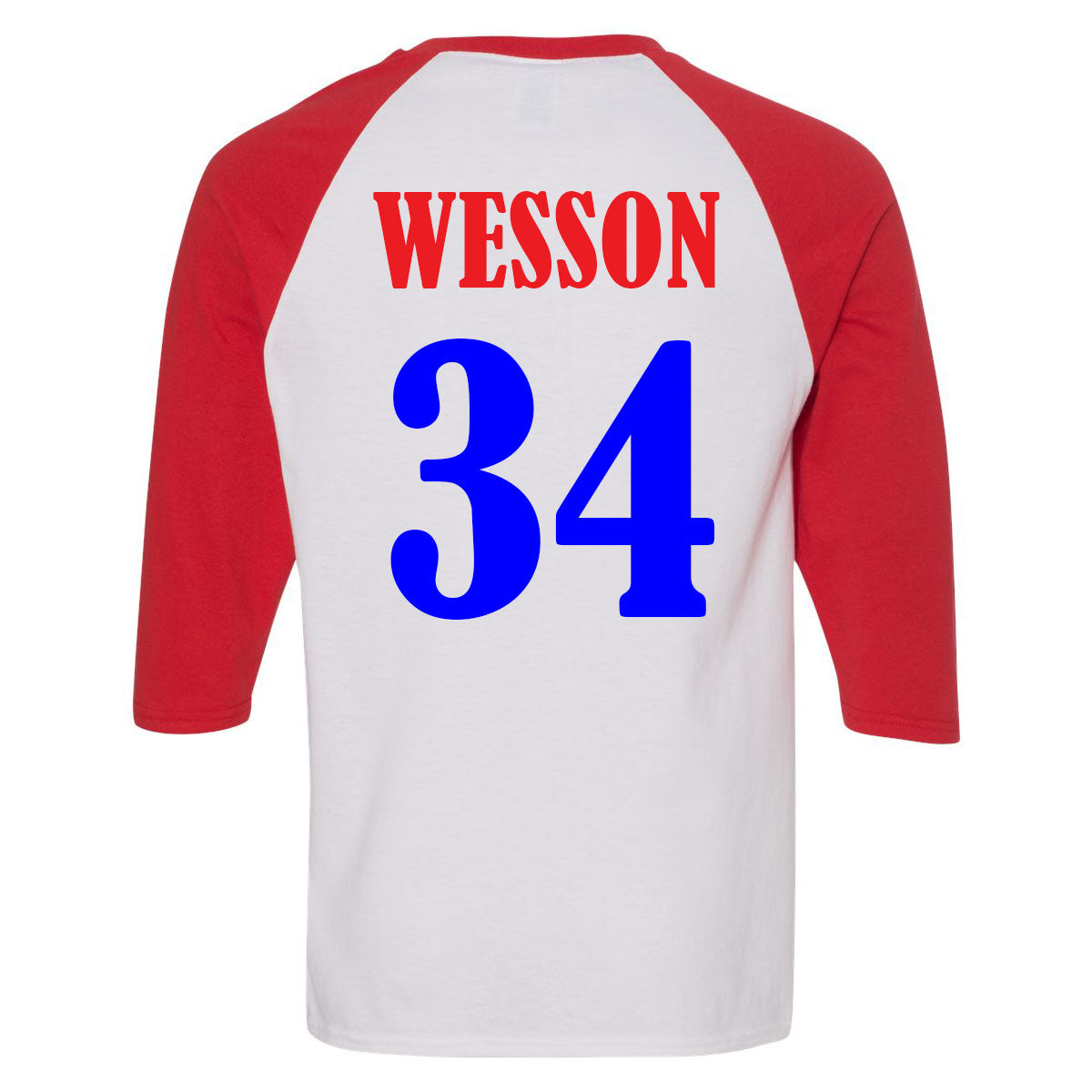 Baseball Mom Monogram - Red/White Raglan - Southern Grace Creations