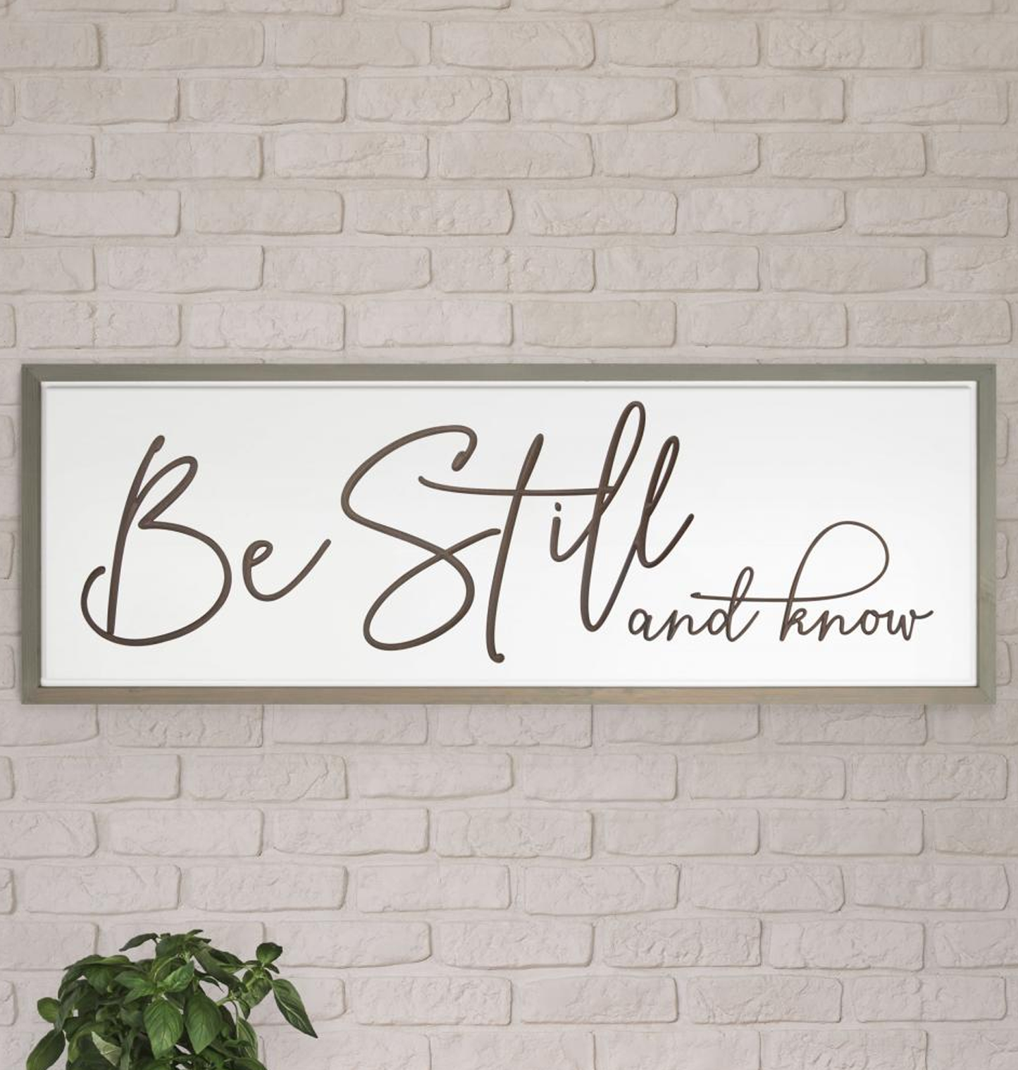 Be Still and Know Sign - Southern Grace Creations