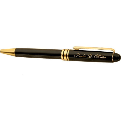 Black Metal Pen - Engravable (ZFFA) - Southern Grace Creations