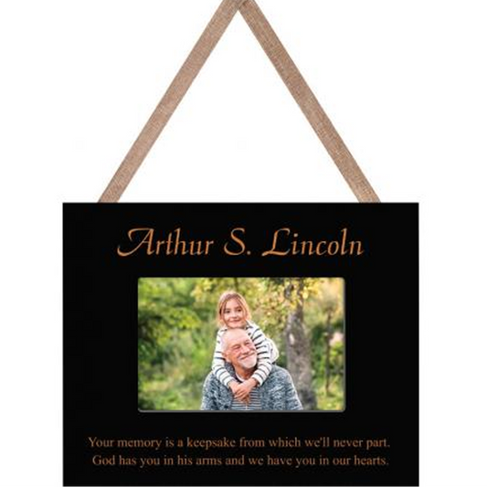 Black Photo Frame - Arthur S. - Southern Grace Creations