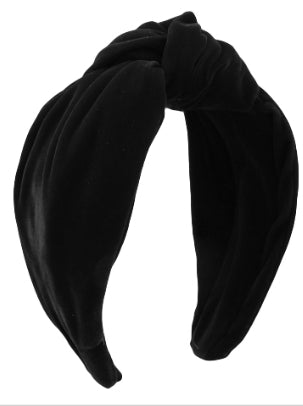 Black Velvet Headband - Southern Grace Creations