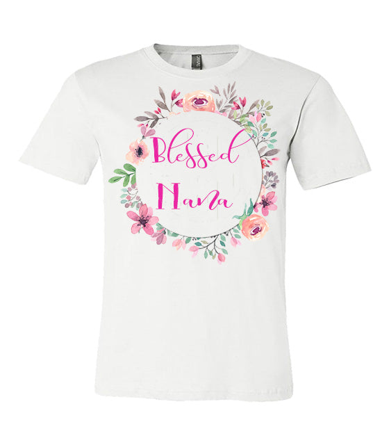 Blessed Tee - White - Southern Grace Creations