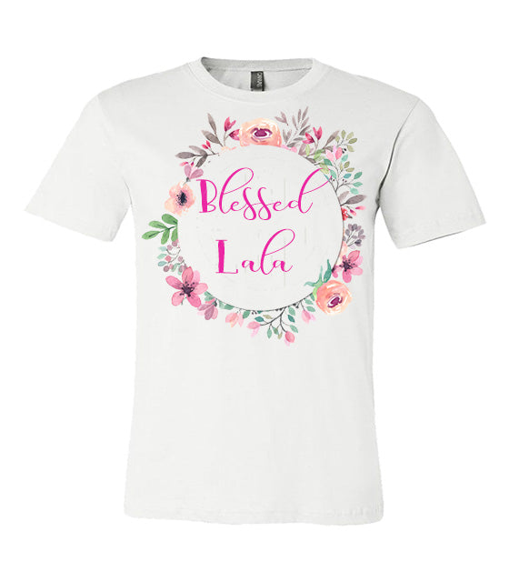 Blessed Tee - White - Southern Grace Creations