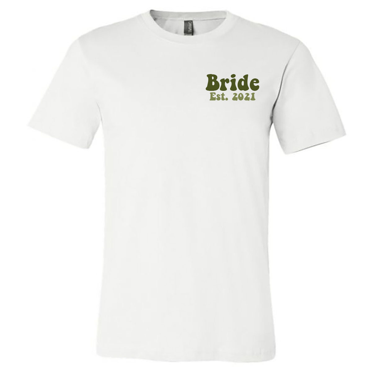 Bride Tribe - Bride (White Tee) - Southern Grace Creations