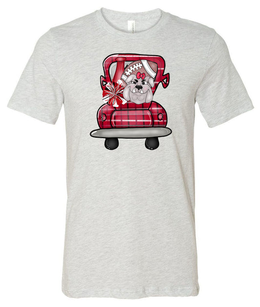 Bulldog Truck - Ash Short/Long Sleeve Tee - Southern Grace Creations