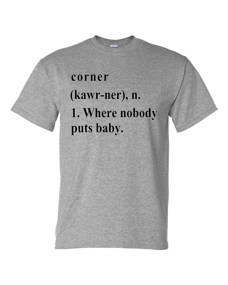 CORNER - DIRTY DANCING - Sport Grey Short Sleeve Tee - Southern Grace Creations