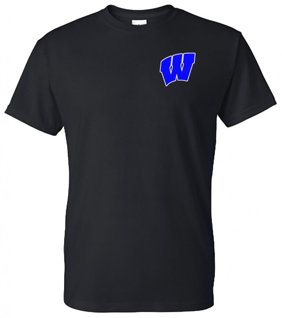Customized Baseball Field Picture - Black Tee - Southern Grace Creations