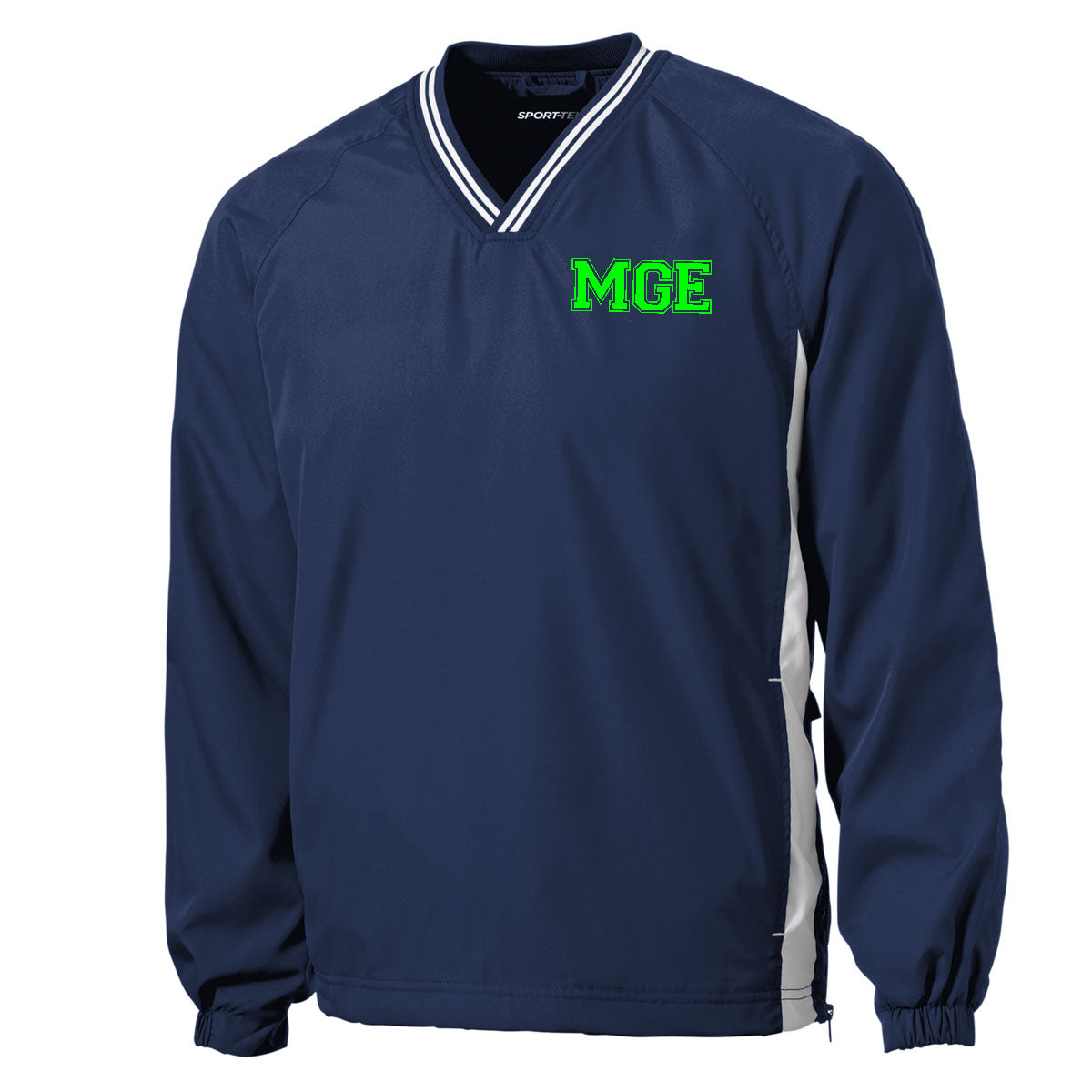 Elite - Elite Varsity Adult Wind Shirt (JST62) - True Navy/White - Southern Grace Creations