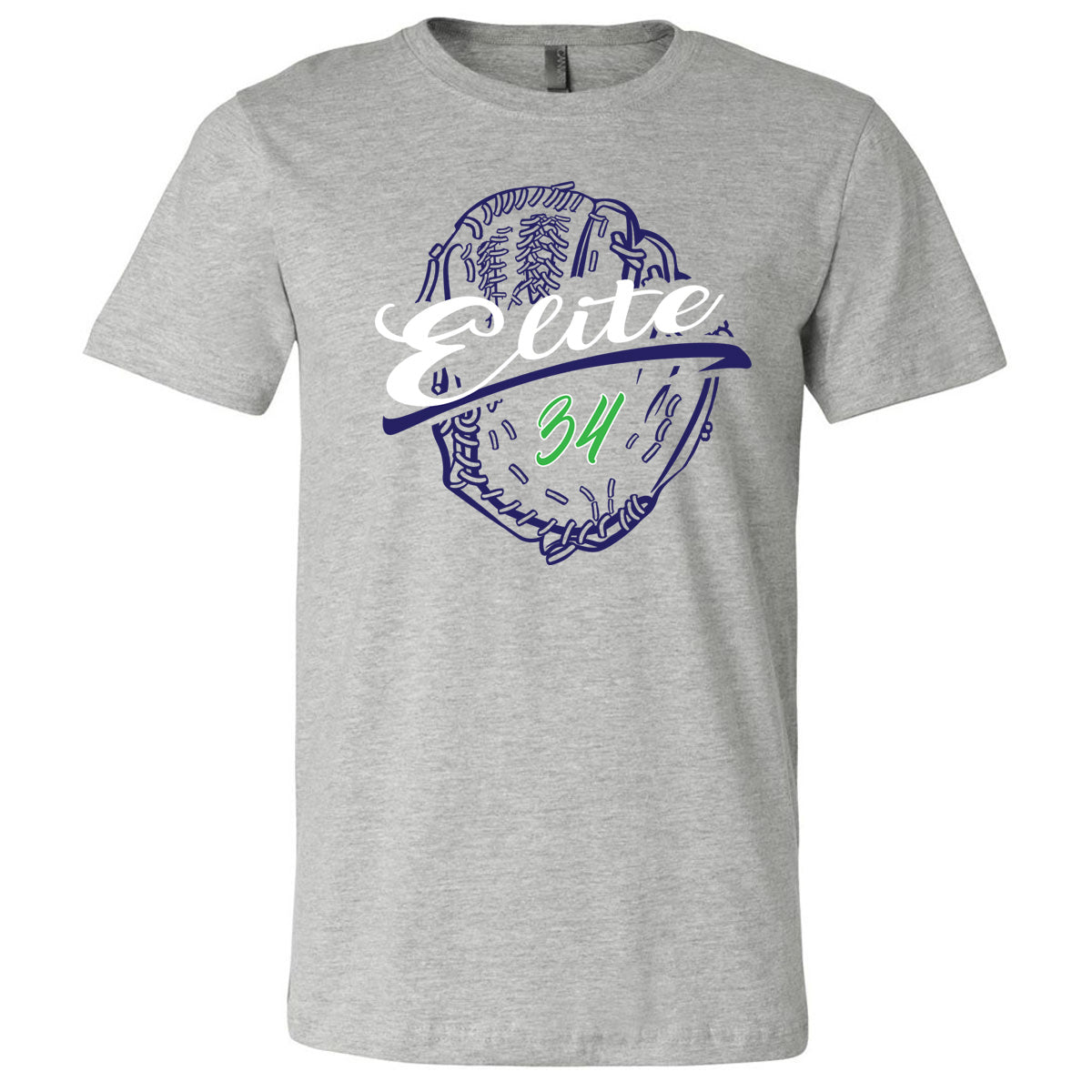 Elite - Glove Outline - Athletic Heather (Tee/Hoodie/Sweatshirt) - Southern Grace Creations