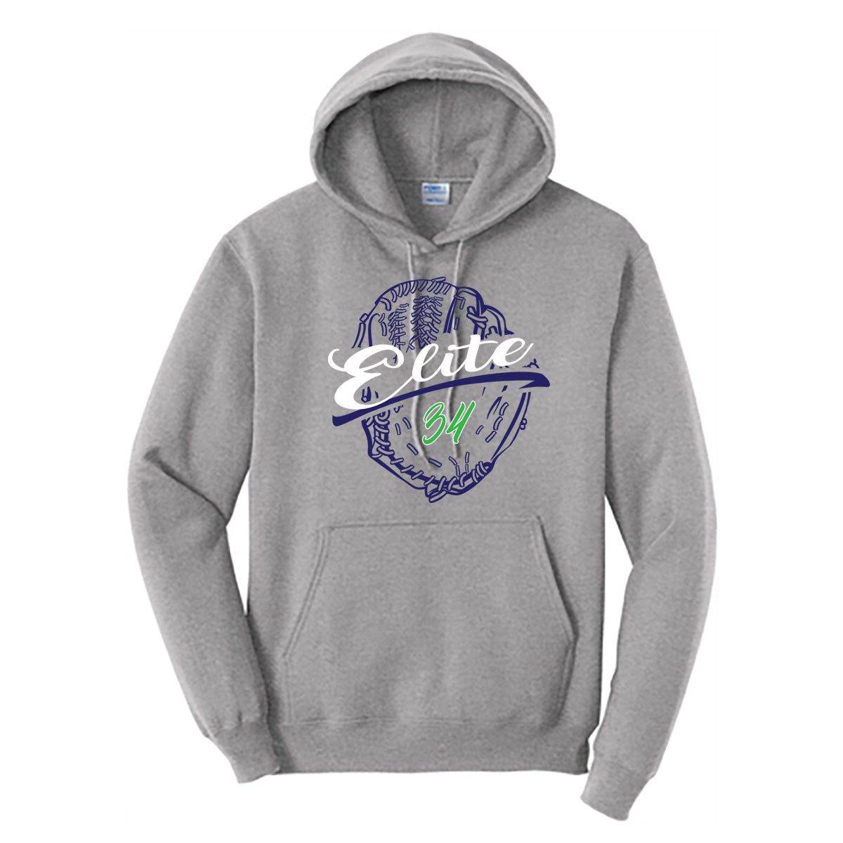 Elite - Glove Outline - Athletic Heather (Tee/Hoodie/Sweatshirt) - Southern Grace Creations