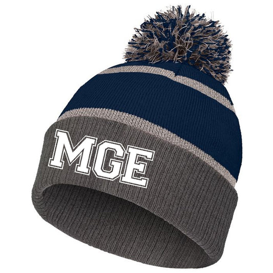 Elite - MGE Holloway Reflective Beanie (223816) - Navy/Carbon - Southern Grace Creations
