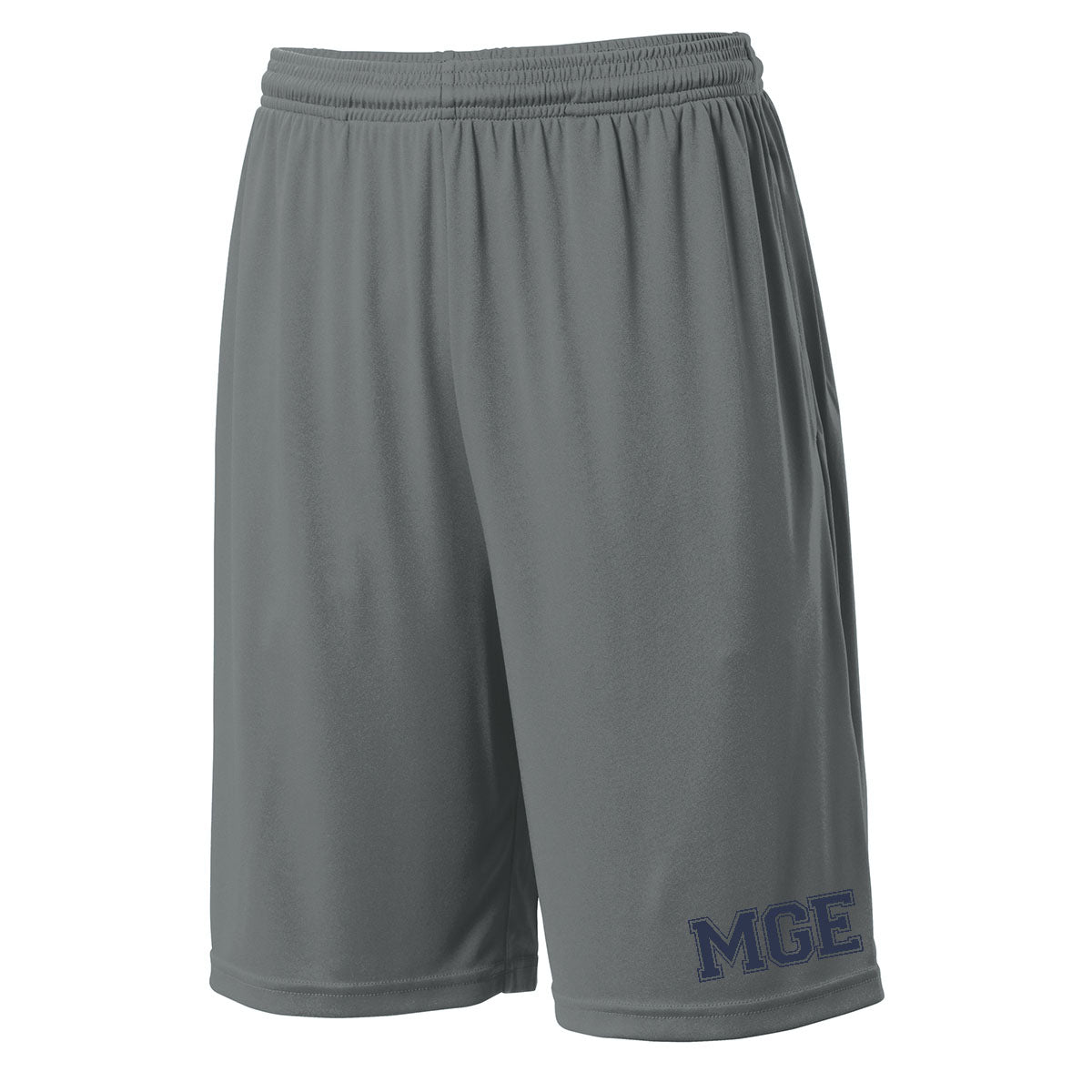 Elite - MGE Varsity Competitor Pocket Shorts (ST355P) - Iron Grey - Southern Grace Creations