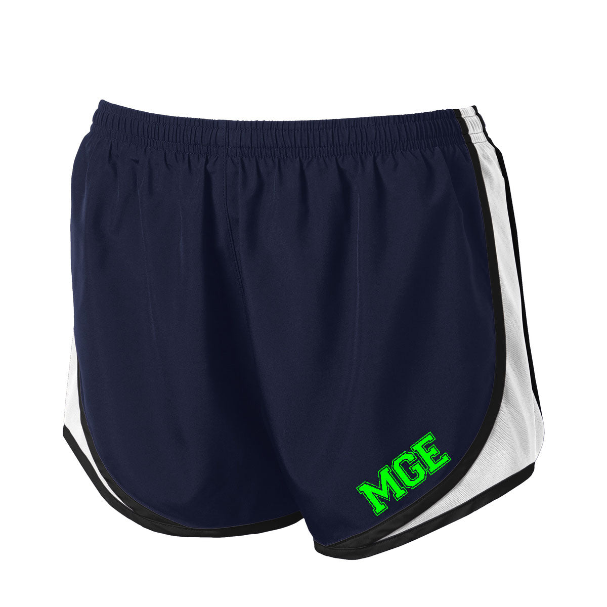 Elite - MGE Varsity P&C Cadence Shorts (LST304) - True Navy/ White/ Black - Southern Grace Creations