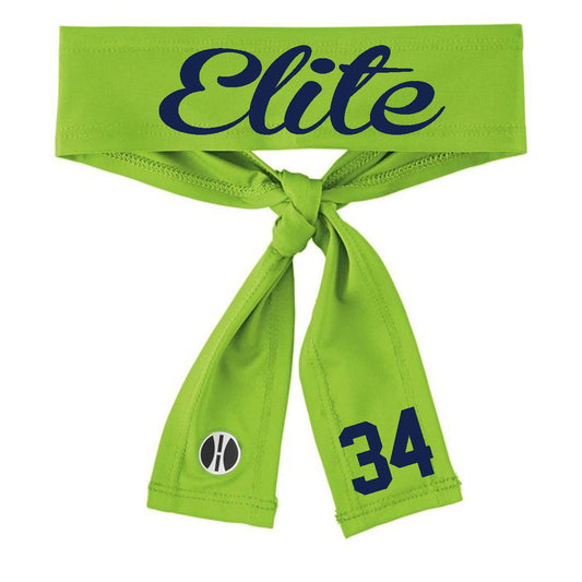 Elite - Zoom Tie Headband (223846) - Lime - Southern Grace Creations