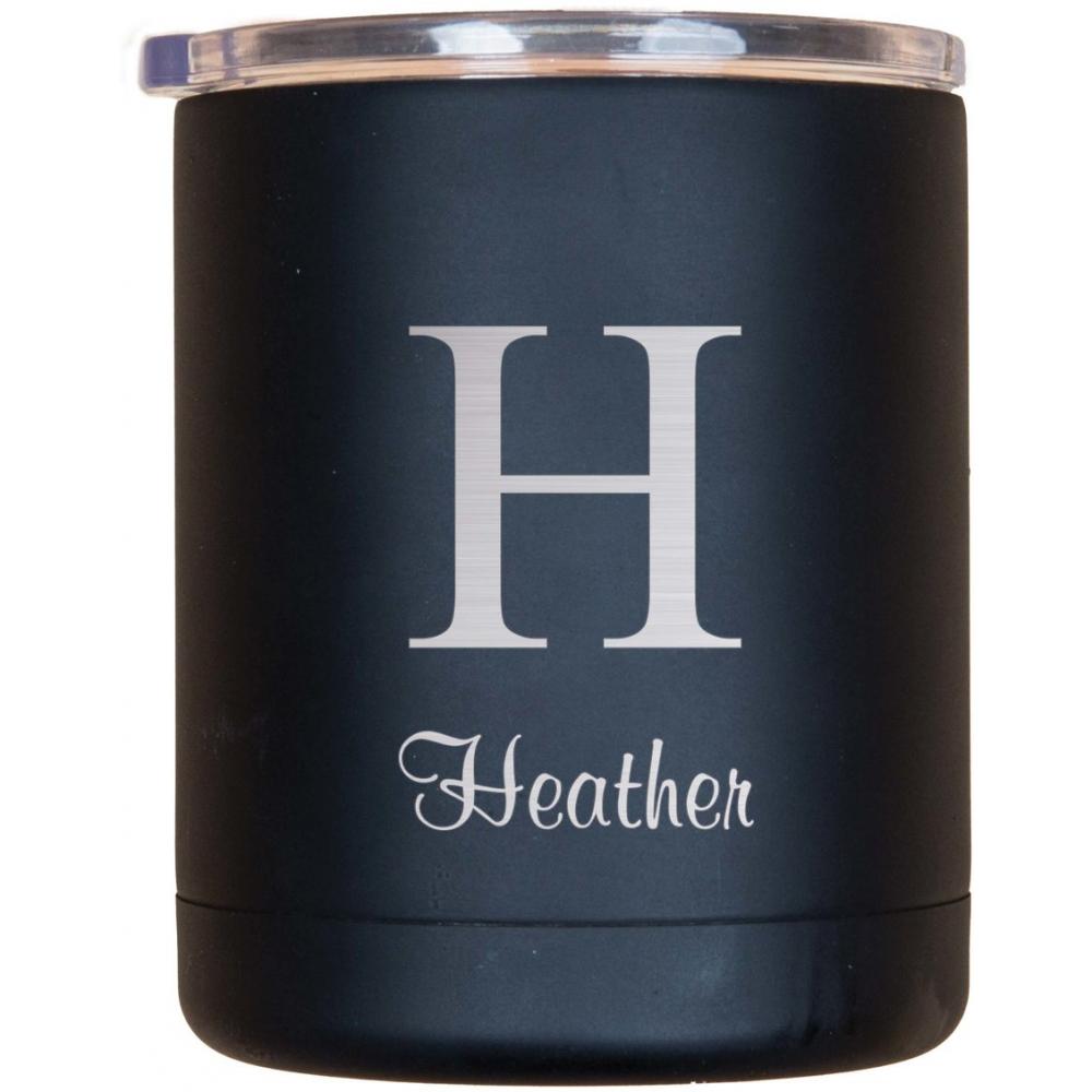 Engravable - Black Tumbler 12 Oz. - Southern Grace Creations