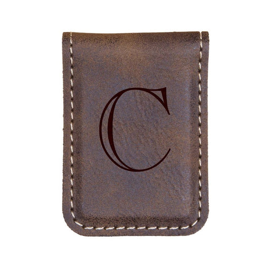 FAUX LEATHER MONEY CLIP - Engravable (ZMCC13) - Southern Grace Creations