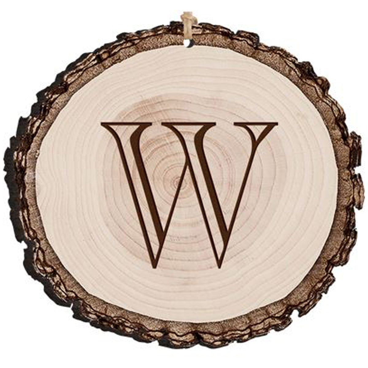 FAUX SLICED LOG ORNAMENT - ENGRAVABLE - Southern Grace Creations