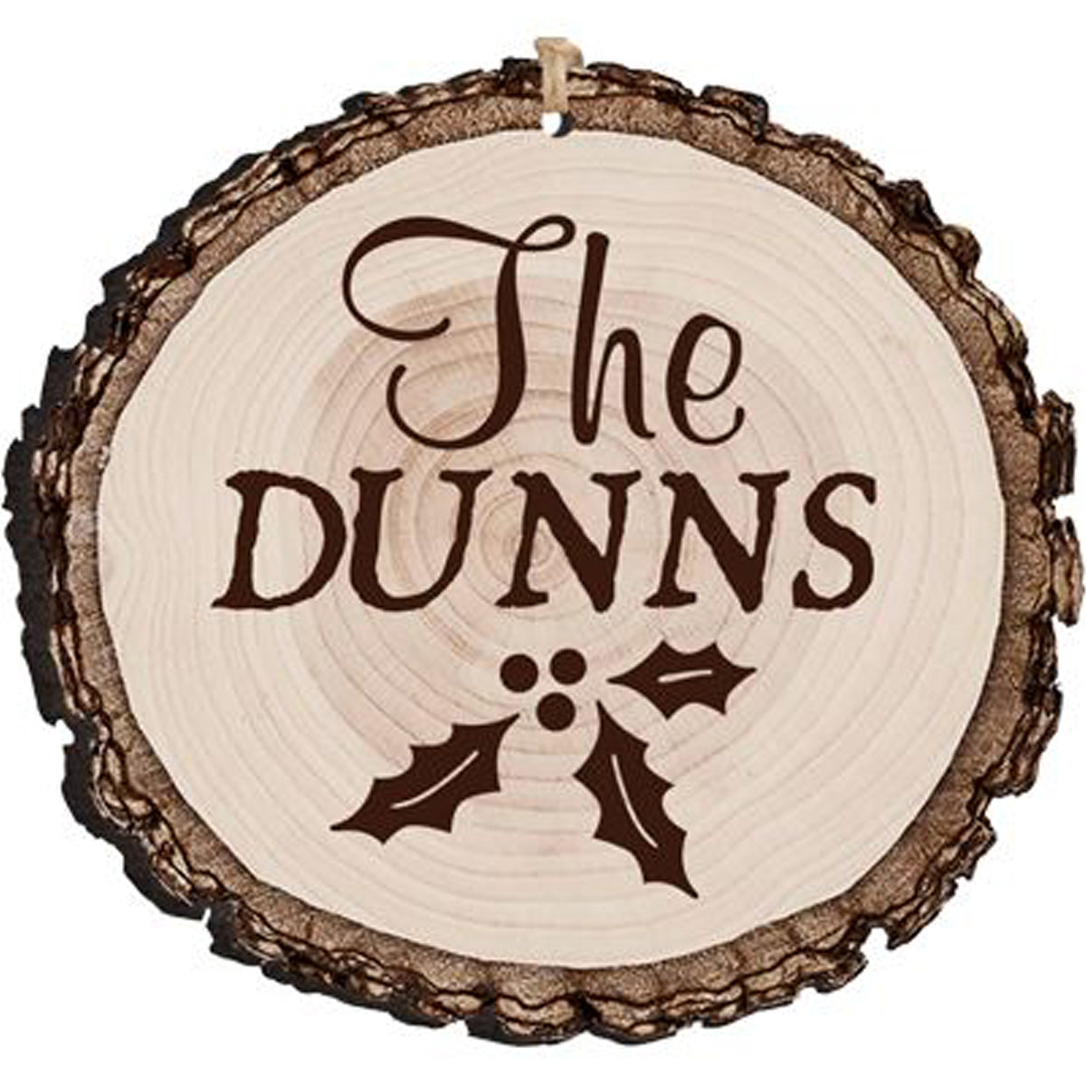 FAUX SLICED LOG ORNAMENT - ENGRAVABLE - Southern Grace Creations