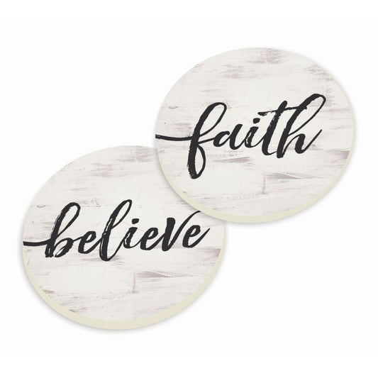 Faith & Believe Coaster Pack - Southern Grace Creations