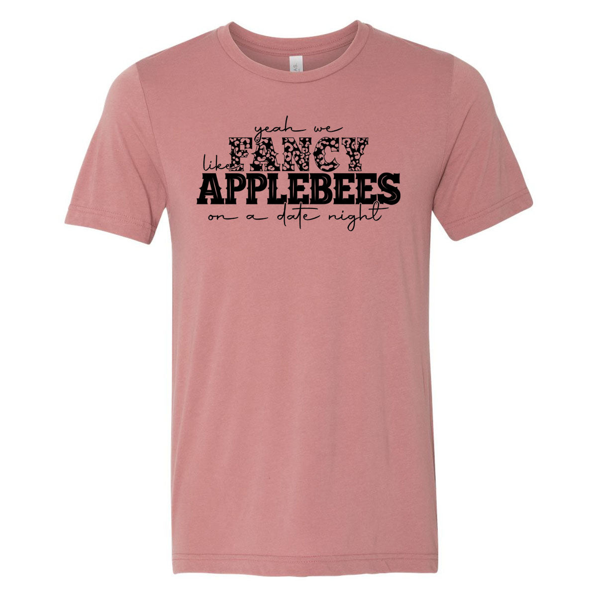 Fancy Like - Mauve Short Sleeve Tee - Southern Grace Creations
