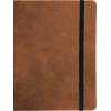 Faux Leather Notebook Small-Tan - Southern Grace Creations