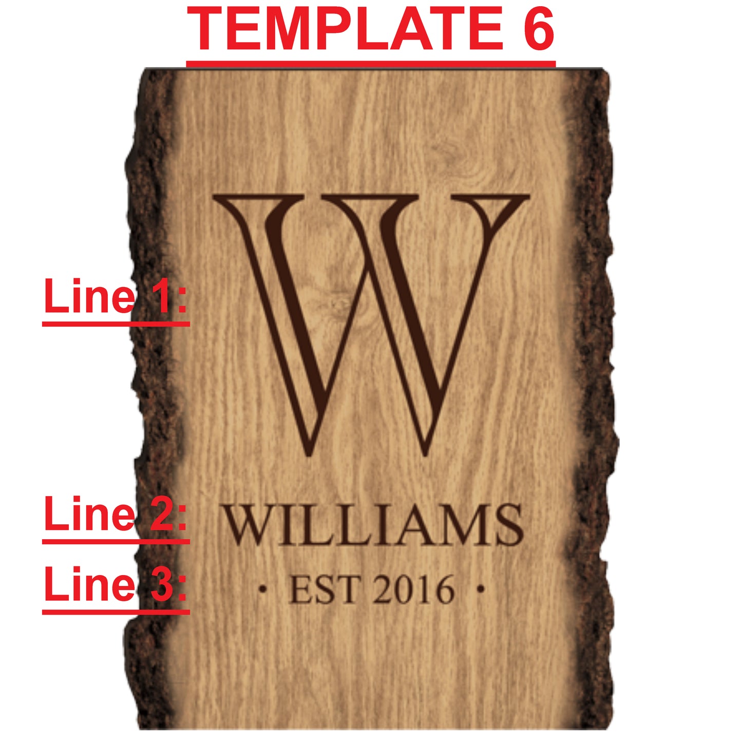 Faux Sliced Log Sign - Engravable (ZRLE0069) - Southern Grace Creations