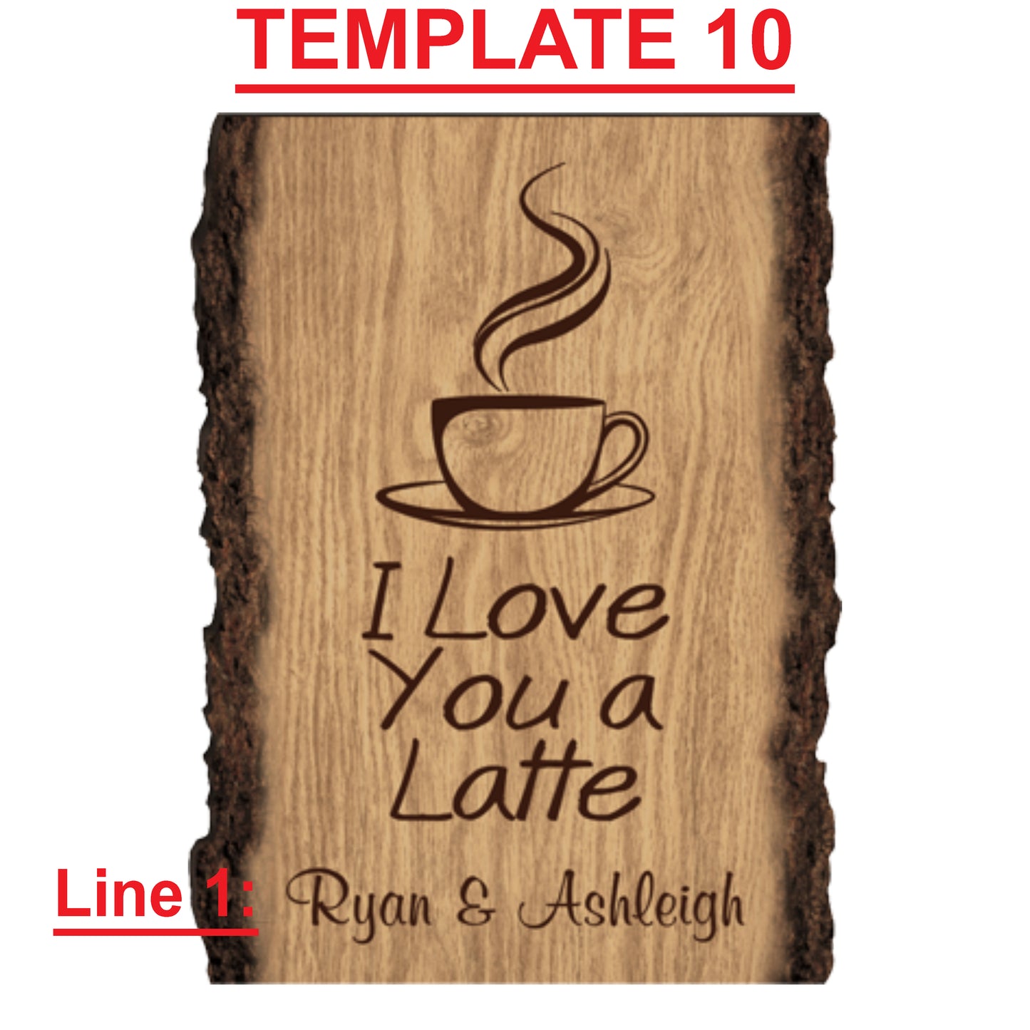 Faux Sliced Log Sign - Engravable (ZRLE0069) - Southern Grace Creations