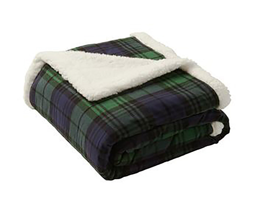 Flannel Sherpa Blanket - Southern Grace Creations