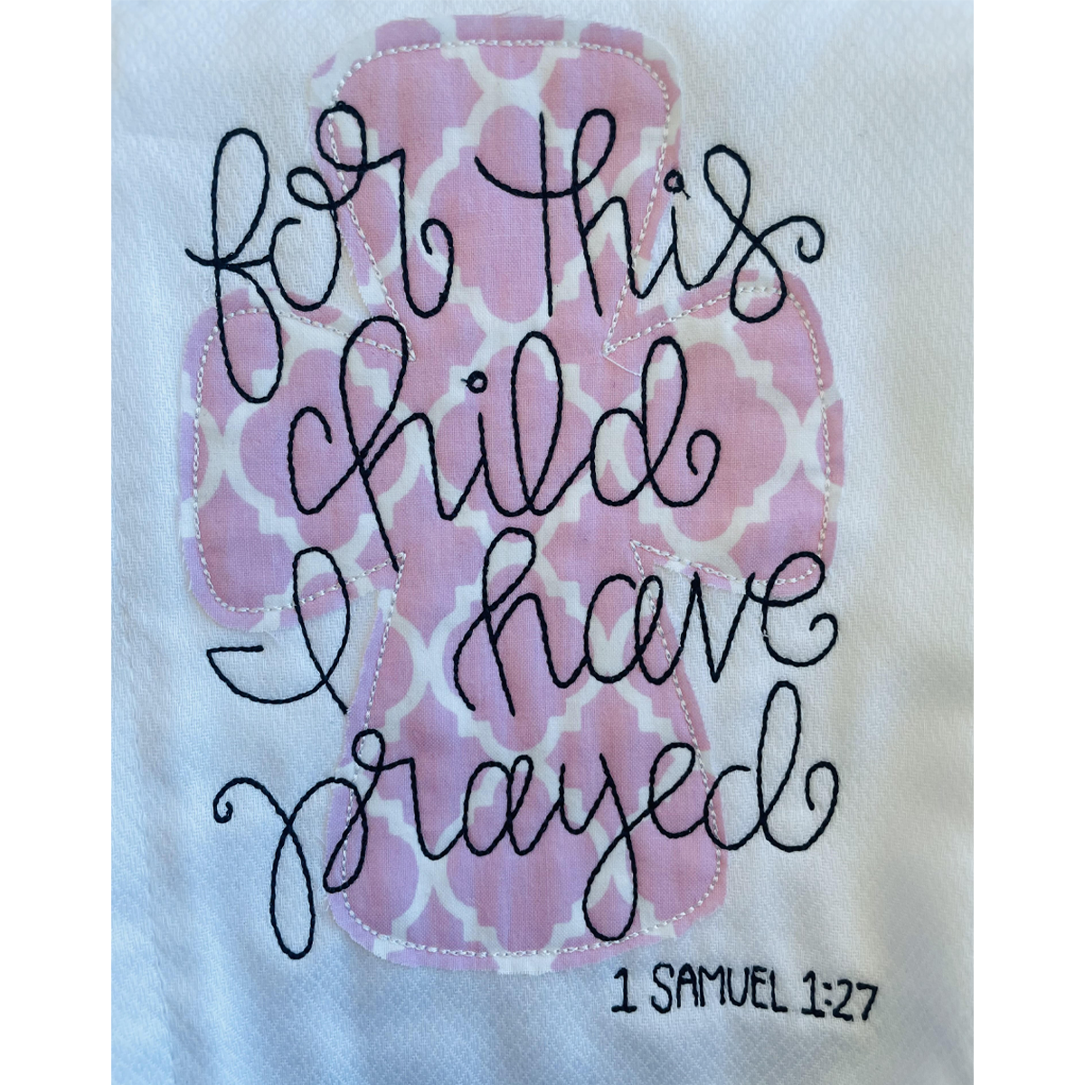 For This Child - Burp Cloth - Southern Grace Creations
