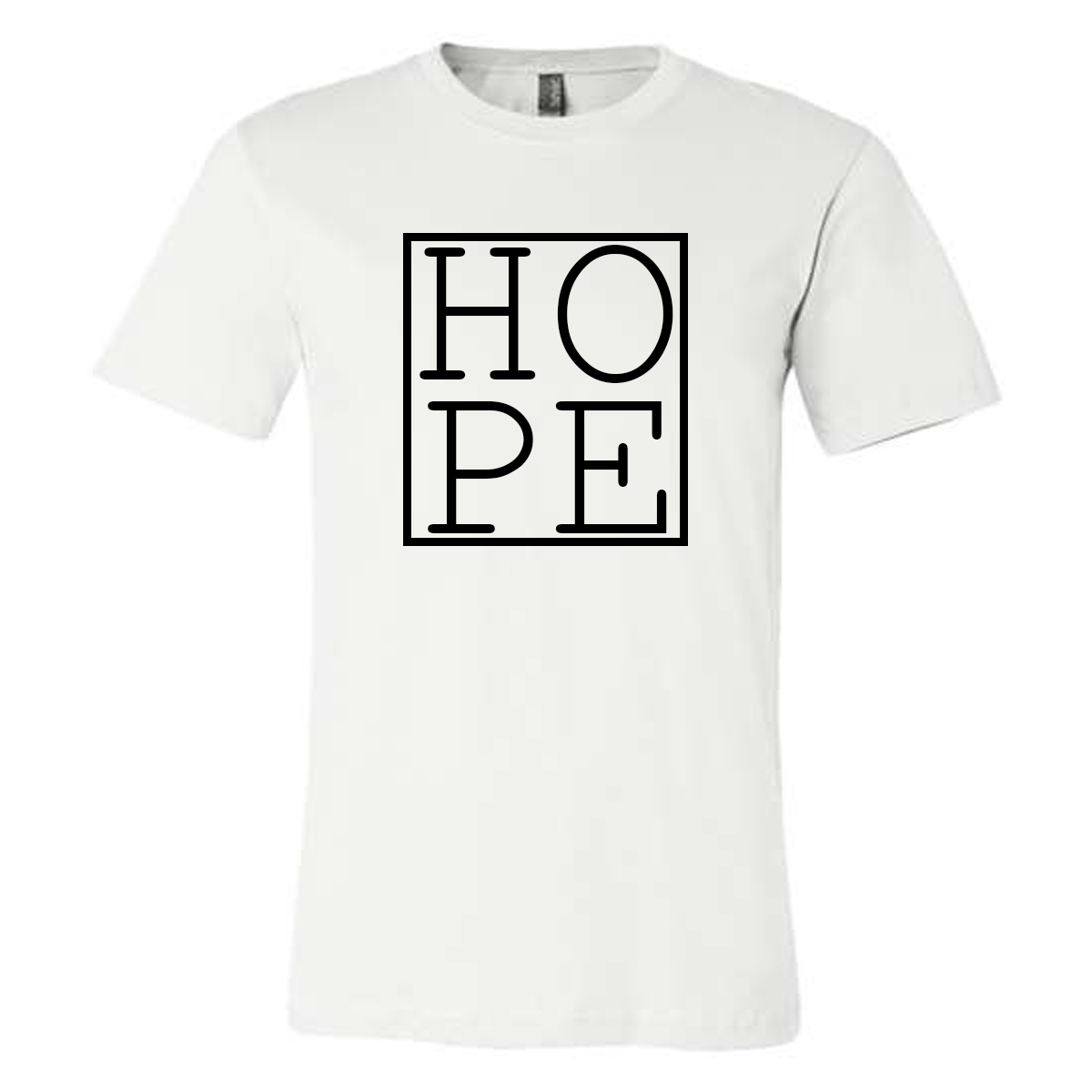 HOPE - White Tee - Southern Grace Creations