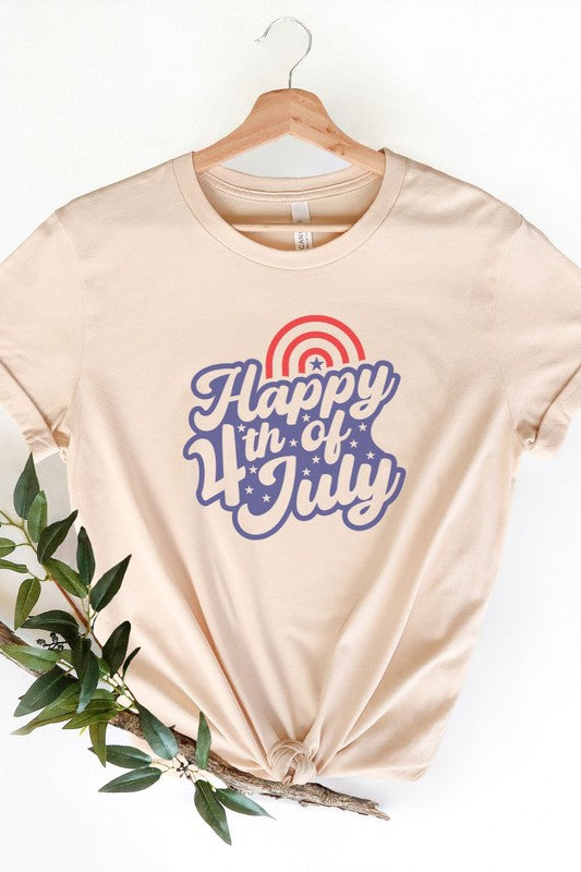 Happy 4th of July Graphic Tee - Southern Grace Creations