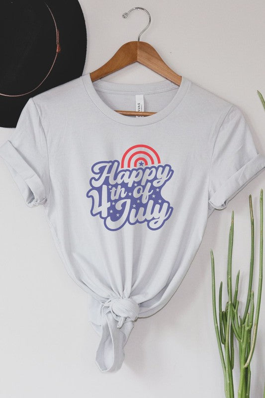 Happy 4th of July Graphic Tee - Southern Grace Creations