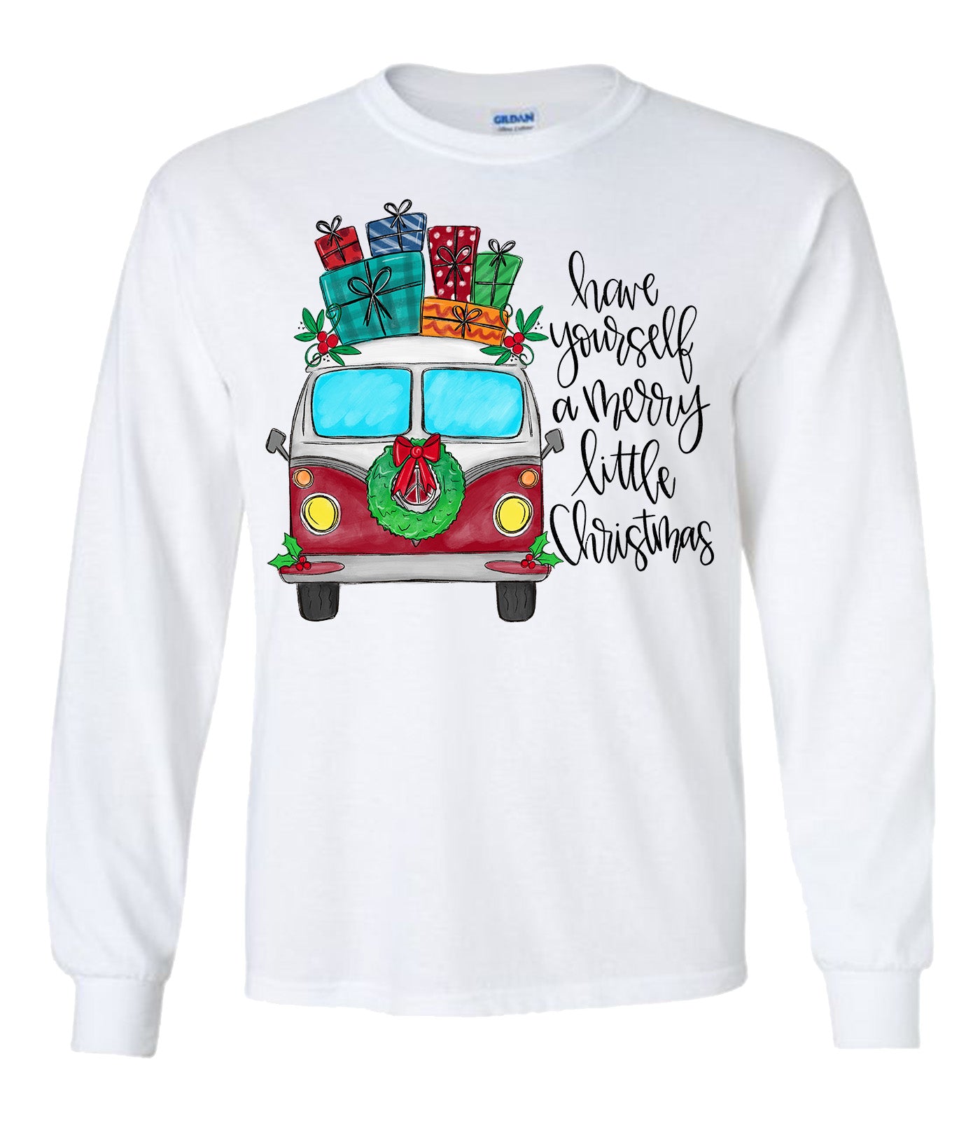 Have Yourself a Merry Little Christmas Van Tee - Southern Grace Creations