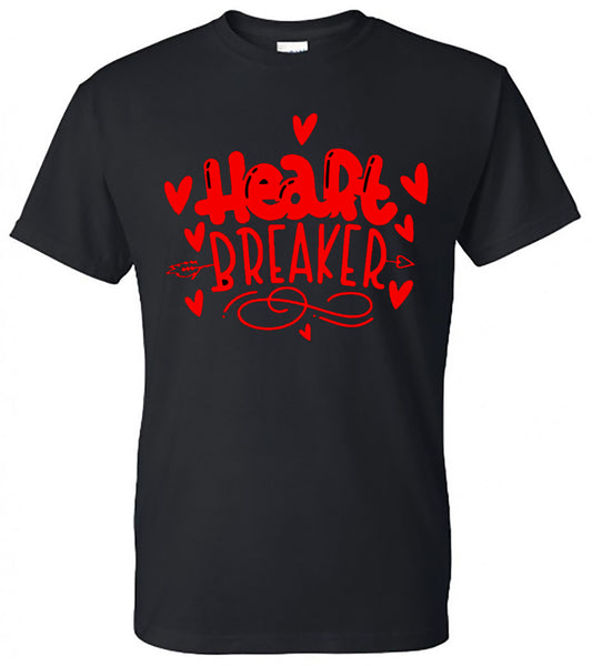 Heart Breaker Bubble - Black Short-Sleeve Tee - Southern Grace Creations
