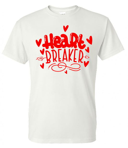 Heart Breaker Bubble - White Short-Sleeve Tee - Southern Grace Creations